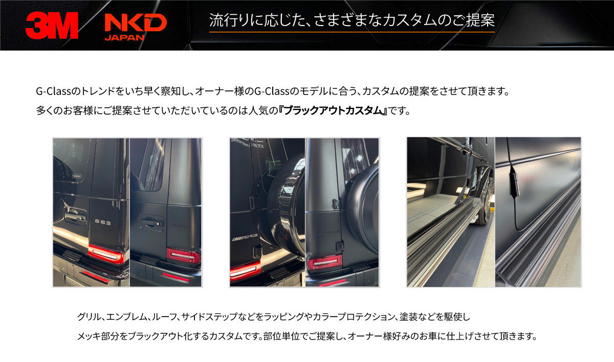 G-Class (W463A・W464) FULL BODY PROTECTION CAMPAIGN